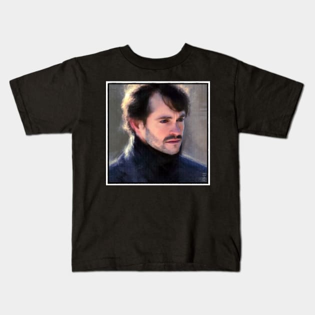 Will Graham Winter Portrait Kids T-Shirt by OrionLodubyal